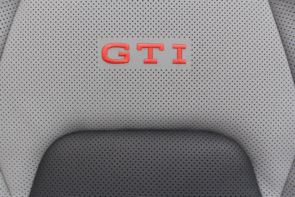 2022 - 2025 VW Golf GTI Mk 8.5 Seats Set Two-Tone Leather Black Gray Heat Cool