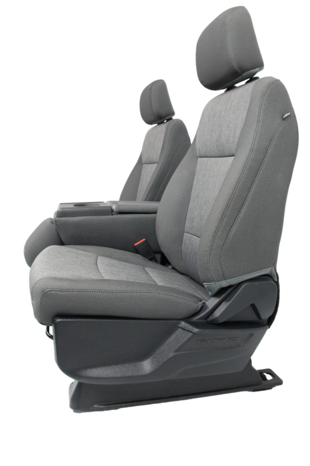 2021 - 2026 Ford F150 Front Seats, XL Slate Gray Cloth Manual Gray w/ Jumpseat