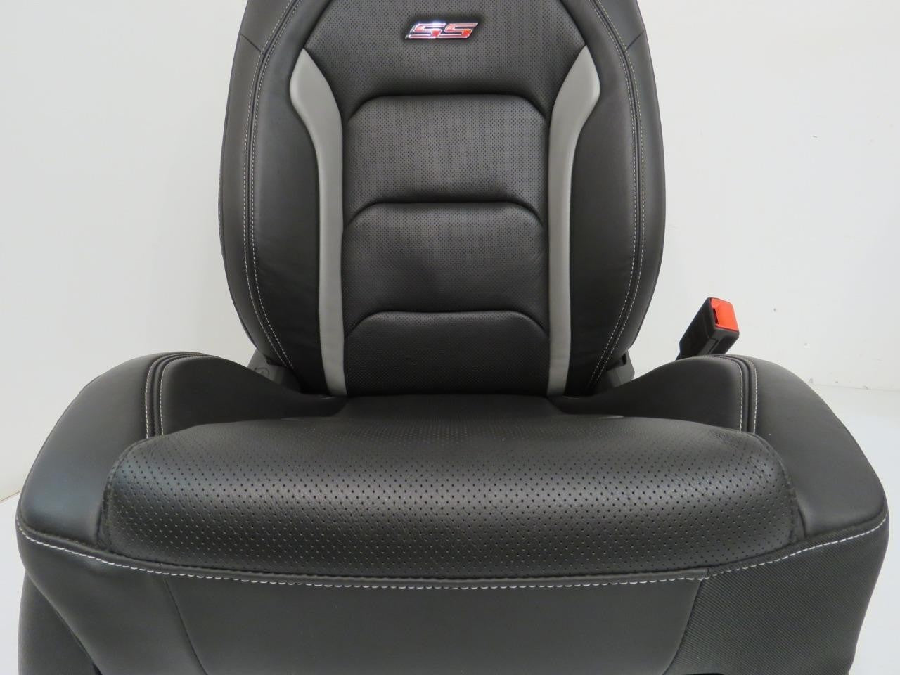 2016 - 2024 Camaro Seats, Front Rear Coupe, 2SS Black Leather Heated Ventilated