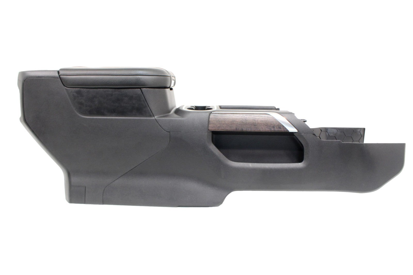 2019 - 2023 GMC Sierra Chevy Silverado Center Console, Black w/ Woodgrain OEM