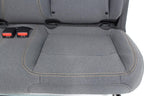 2019 - 2024 Jeep Wrangler JL 2-Door Dark Gray YY4 Cloth Rear Bench Seat MINT OEM