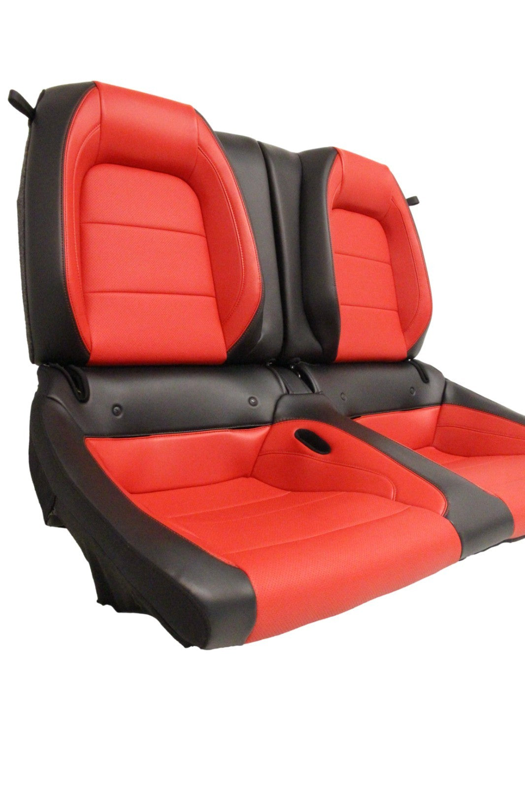 2015 - 2023 Ford Mustang Seats Set, GT Premium Coupe - Showstopper Red Leather