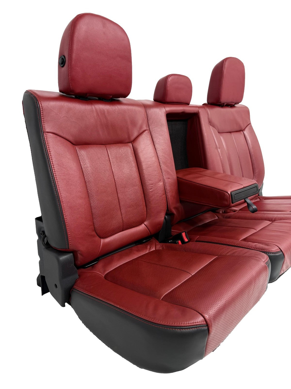 2009-2014 Ford F150 Limited Interior, OEM Red Leather Seats Console Door Panels