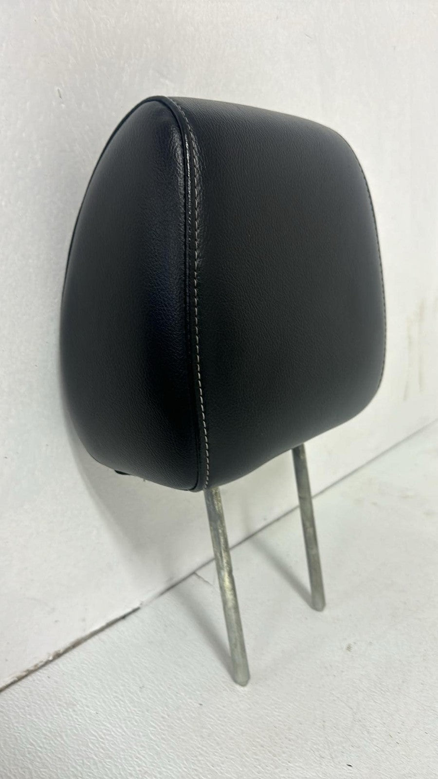 2004 - 2008 OEM Ford F150 Headrest, Front, Black Leather, White Stitching, Used