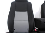 1998 - 2010 Ford Ranger Seats, 60-40 Split Bench, Black Gray Cloth, Extended Cab