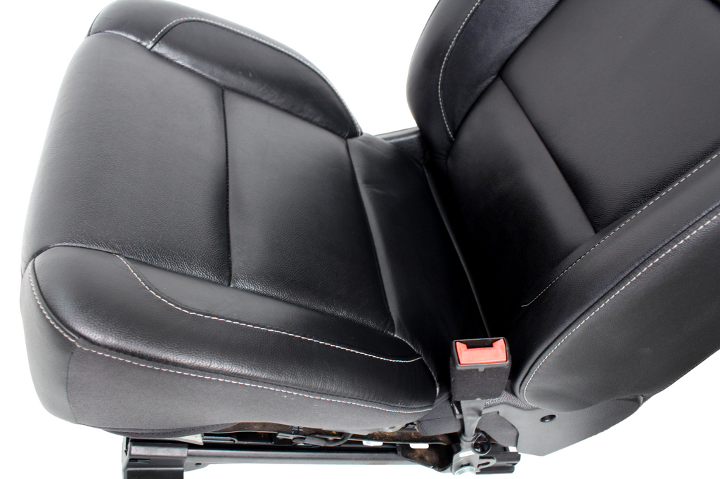 2014 - 2019 Sierra Chevy Silverado Front Seats, LTZ Power Black Leather, Heated