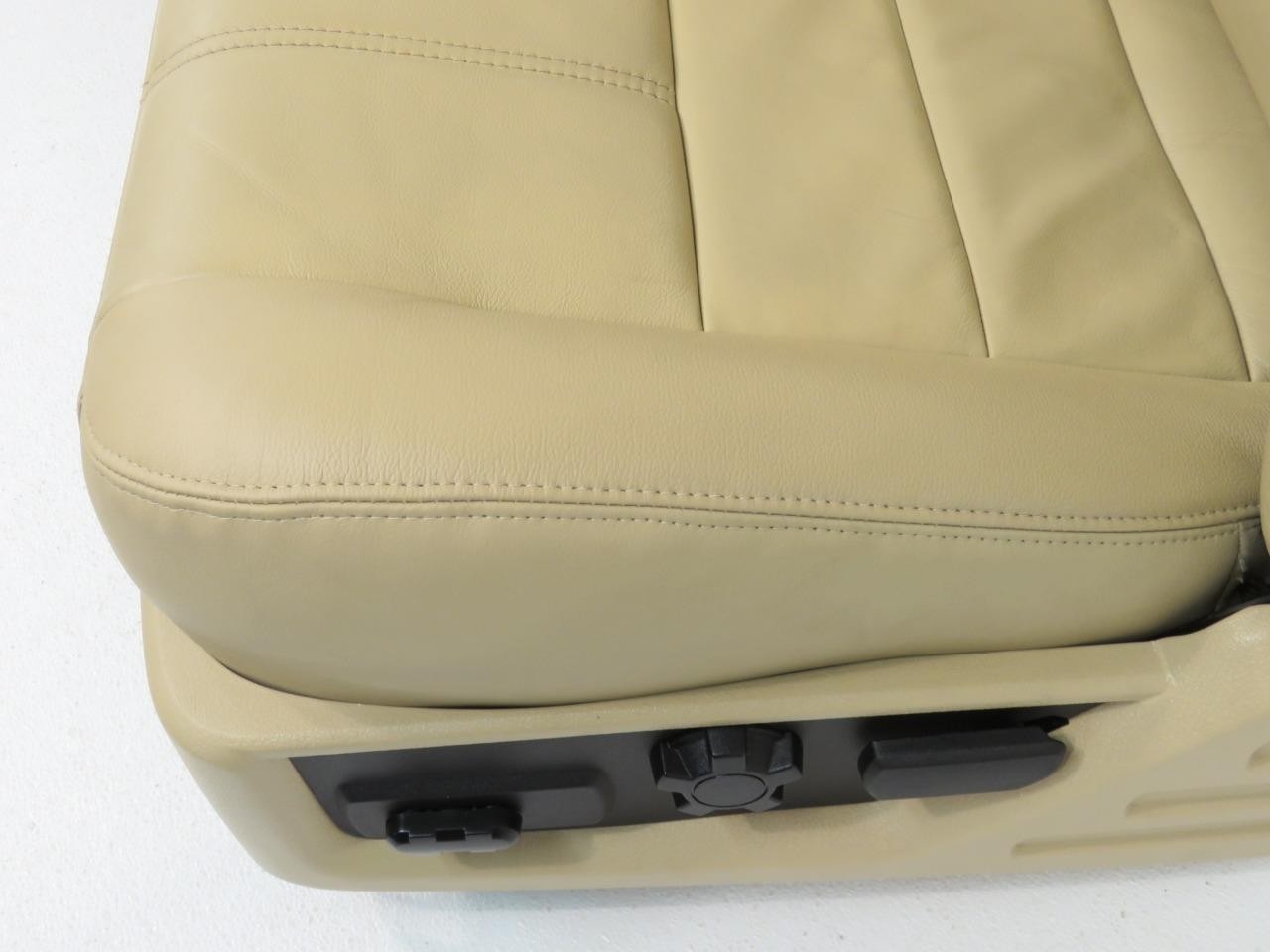 Ford Super Duty Tan Leather Heated Front & Rear Seats F250 F350 F450 F550 F650