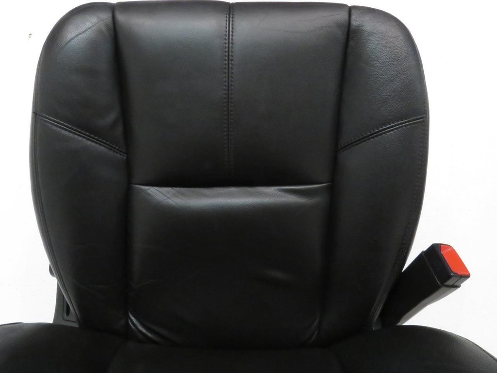2007 - 2014 GM Silverado Tahoe Front Seats, LT Black Leather Lumbar Power Heated