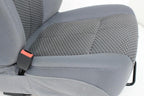 2011 - 2016 Ford Super Duty Front Seats, XL Gray Cloth Manual Fits 99+ F250 F350
