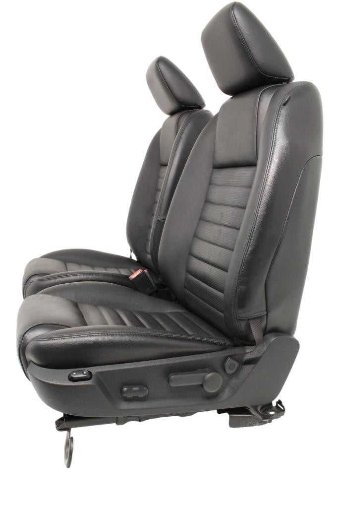 Ford Mustang Seats Front GT Black Leather Powered Seat Set 2005 2006 2007 2008