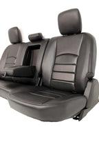 2002 - 2018 Dodge Ram Seats Set, Crew Cab Roadwire Black Leather w/ Power Driver