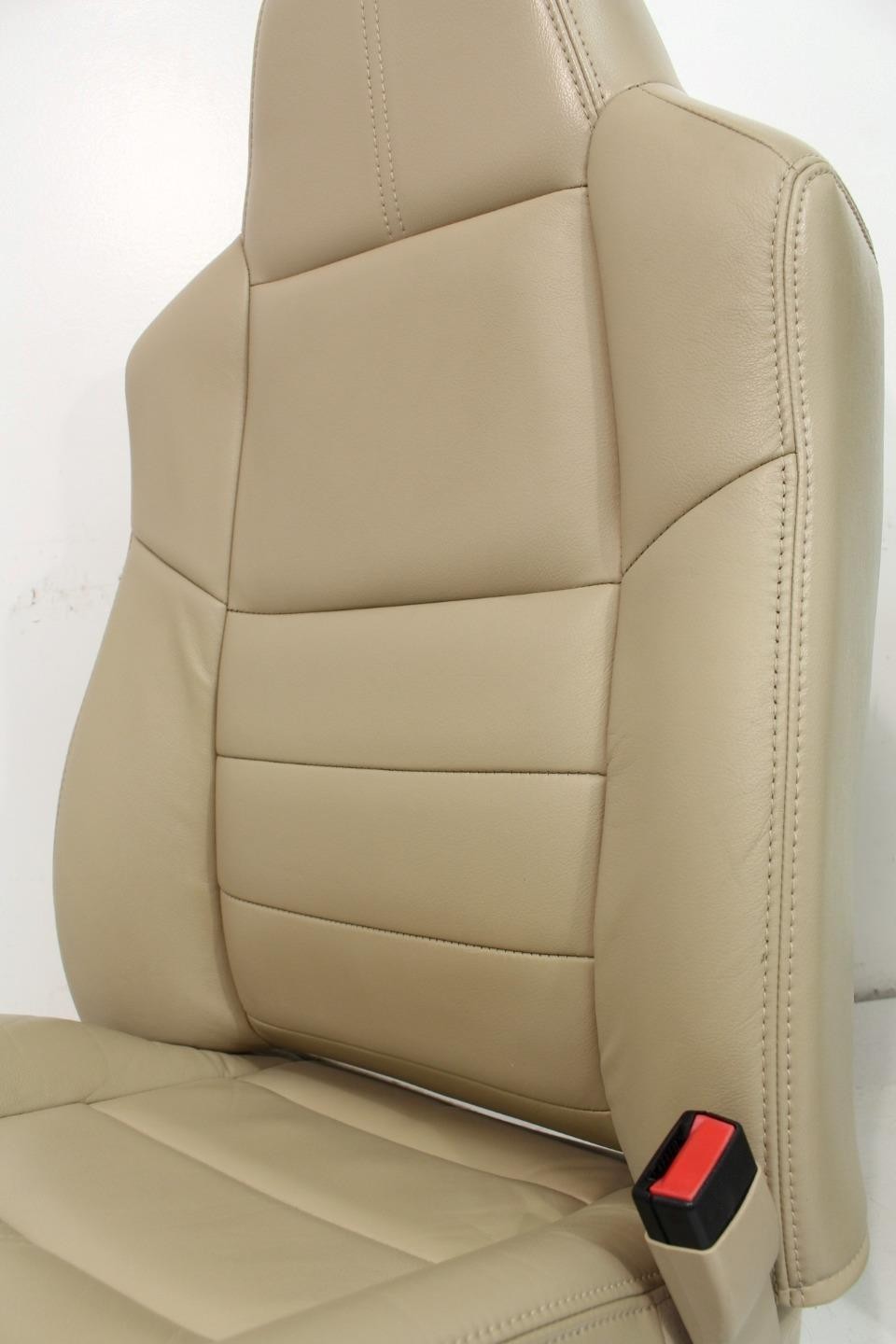 2008 - 2010 Ford Super Duty Front Seats, Lariat Tan Leather Heated Powered OEM