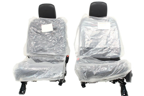 18 - 26 Jeep JL JLU JT Wrangler Front Seats, Rubicon Black Nappa Leather w/ Red