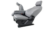 2023 - 2026 Ford Super Duty Front Seats, XL Slate Gray Vinyl Manual w/ Jumpseat