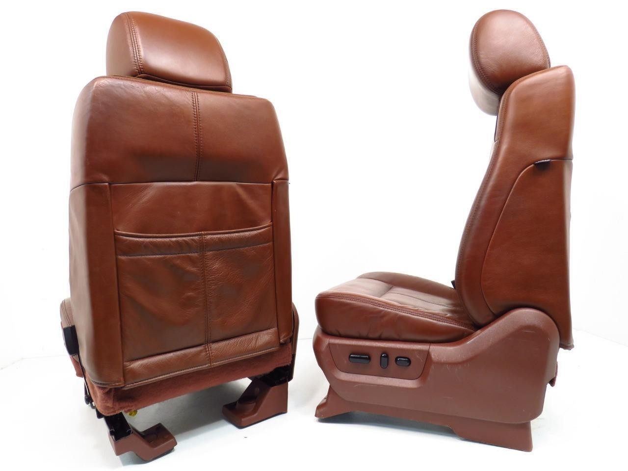 1999 - 2016 Ford Super Duty Front Seats, King Ranch Leather Power Heat Cool Crew