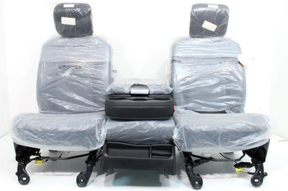 2009 - 2025 Dodge Ram Work Edition Vinyl Front Seats with Jump Seat Console