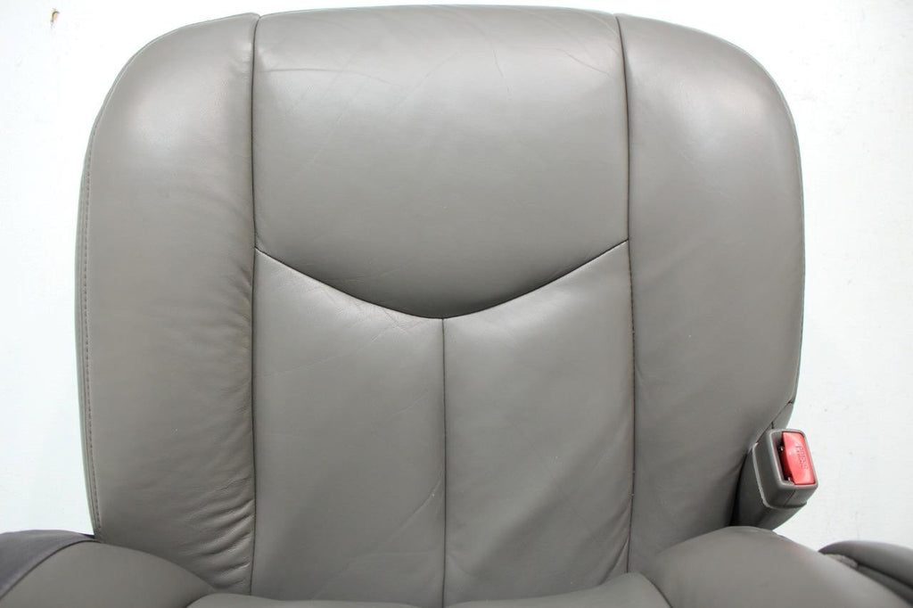 03 - 06 Silverado Sierra Tahoe Yukon Heated Power Leather Seats Pewter Gray OEM