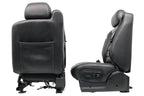 2003 - 2007 Hummer H2 Seats Set, Black Leather Powered Heated OEM