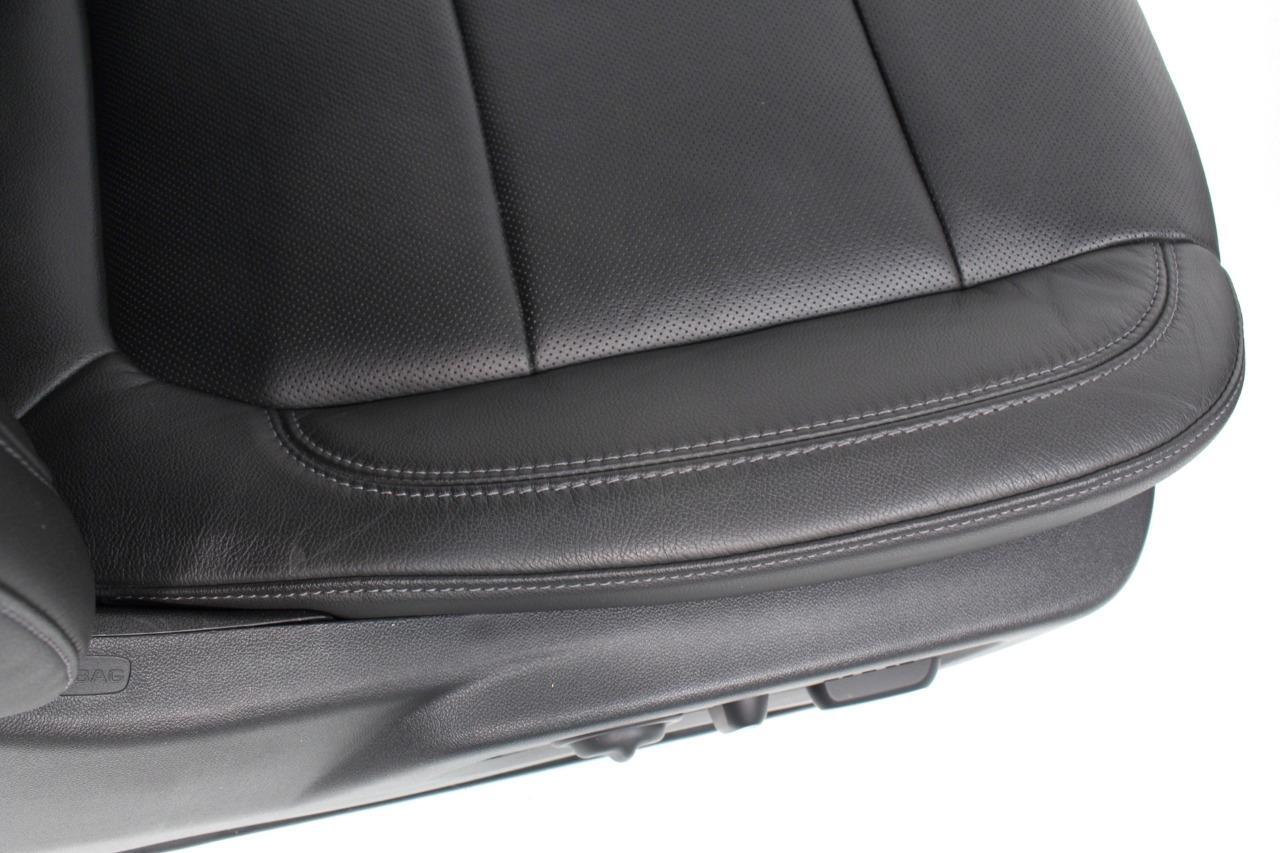 19-22 Silverado Sierra Heated Cooled Black Leather Seats Front & Rear Set OEM