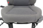 2006 - 2009 Dodge Ram Powered Drivers Seat, OEM YES Slate Gray Cloth w/ Lumbar