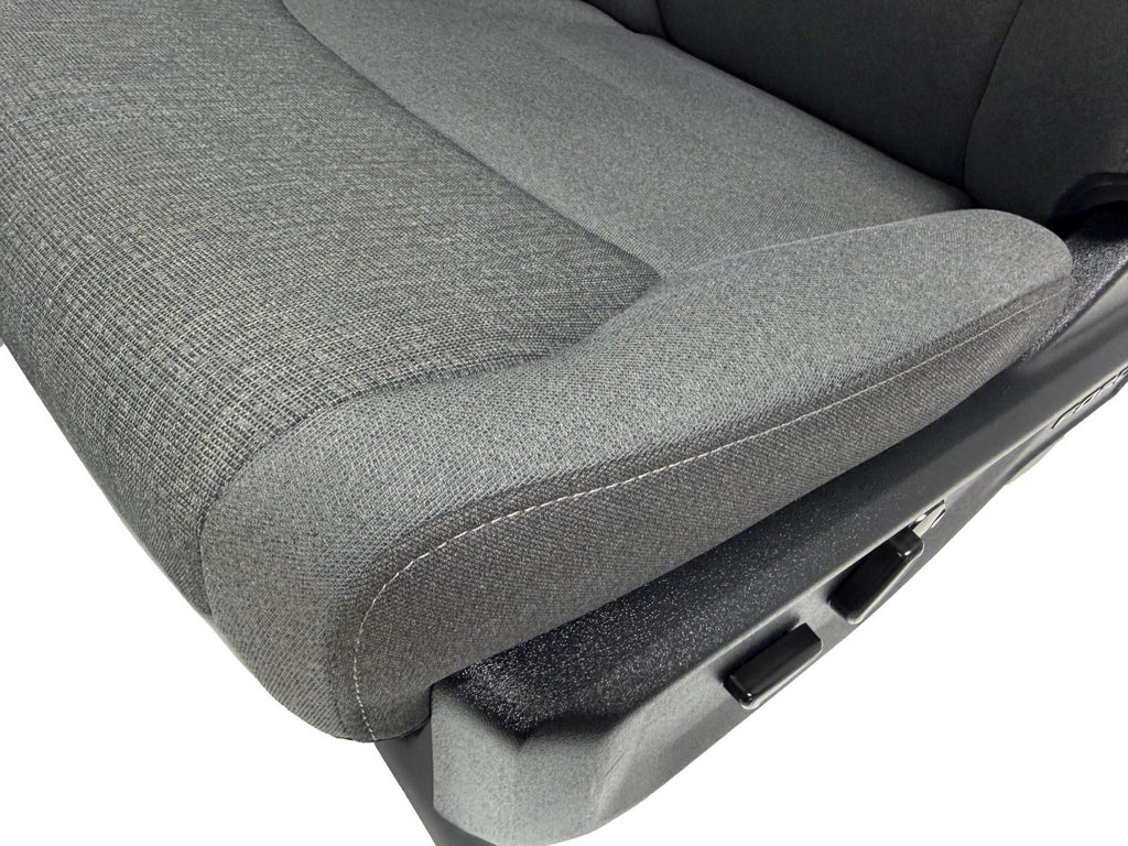 2021-2026 Ford F-150 Front Seats, XLT Mid 302A Gray Cloth OEM Dual Power Heated