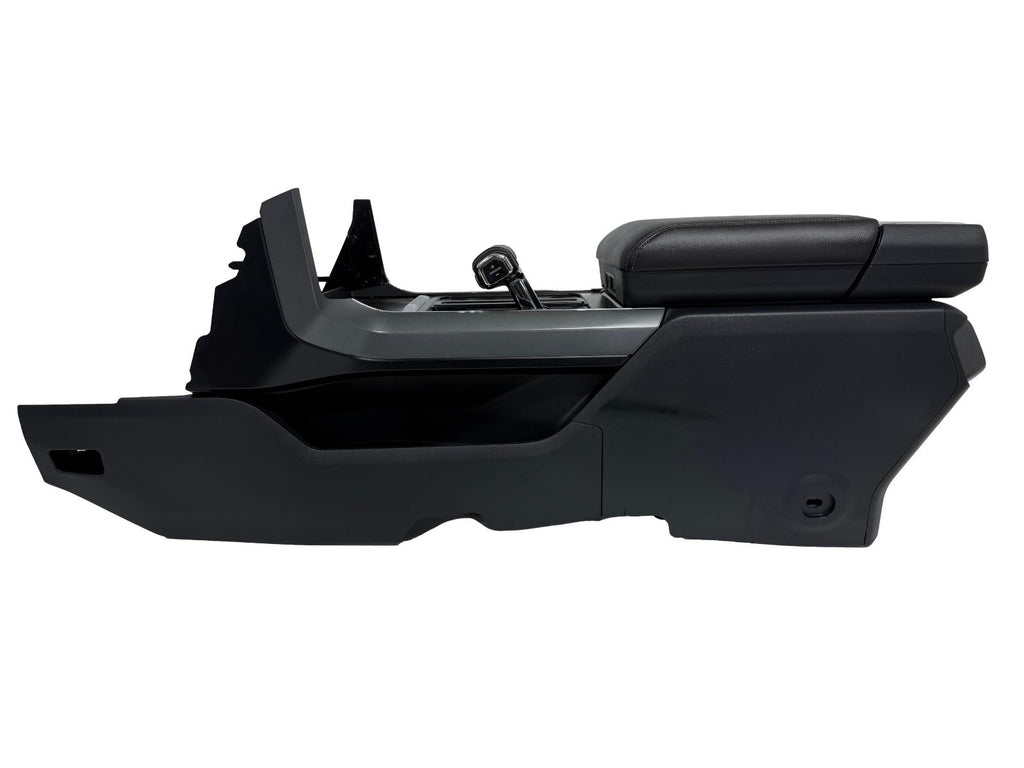21-25 Ford F150 Console w Stowable Shifter Full Conversion Kit, Black OEM Lariat