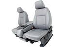 2023 - 2026 Ford Super Duty Front Seats, XL Slate Gray Vinyl Manual w/ Jumpseat