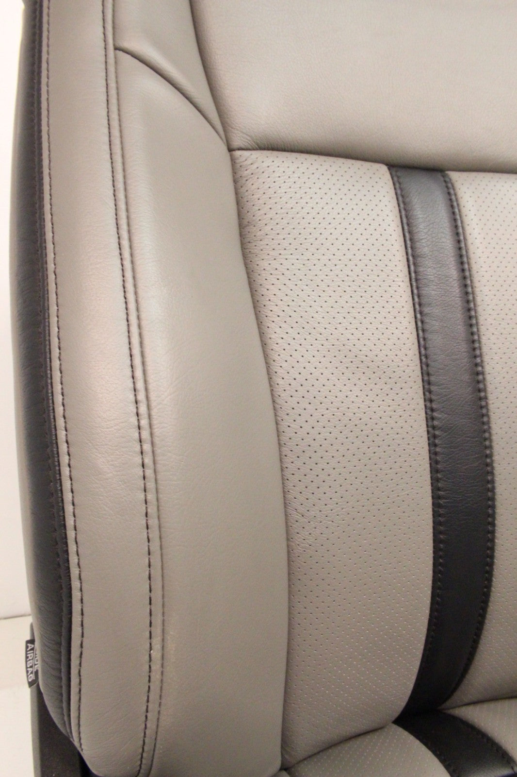 2015-2022 Ford F150 Super Duty Reg Cab Seats, XLT w/ Katzkin Earth Gray Leather