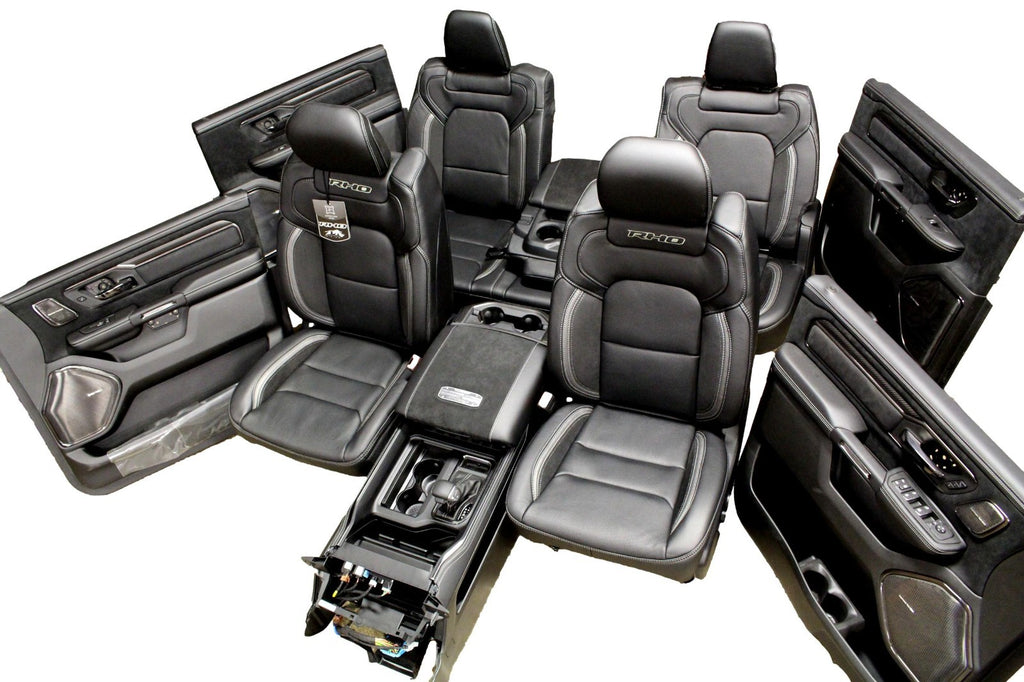 2019 - 2026 Ram 1500 Interior Crew Cab, RHO Black Leather, Seats Console Panels