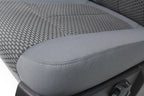 1999 - 2016 Ford Super Duty Front Seats, XLT Steel Gray Cloth Power w/ Jumpseat