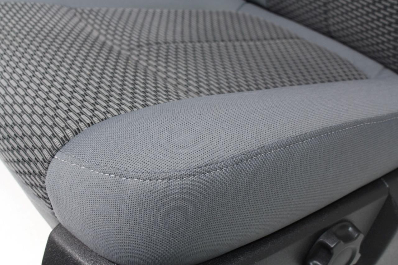 1999 - 2016 Ford Super Duty Front Seats, XLT Steel Gray Cloth Power w/ Jumpseat