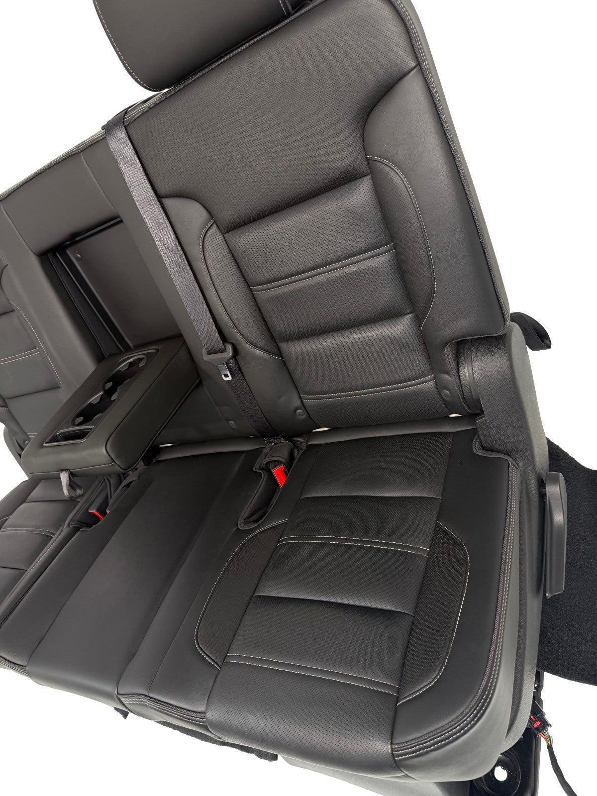 2015 - 2020 Yukon XL Denali 2nd Row Bench Seat, Black Leather OEM Powered Heated