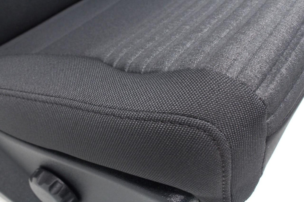 2015 - 2026 Ford F150 & Super Duty Seats, STX Black Cloth Manual w/ Lumbar