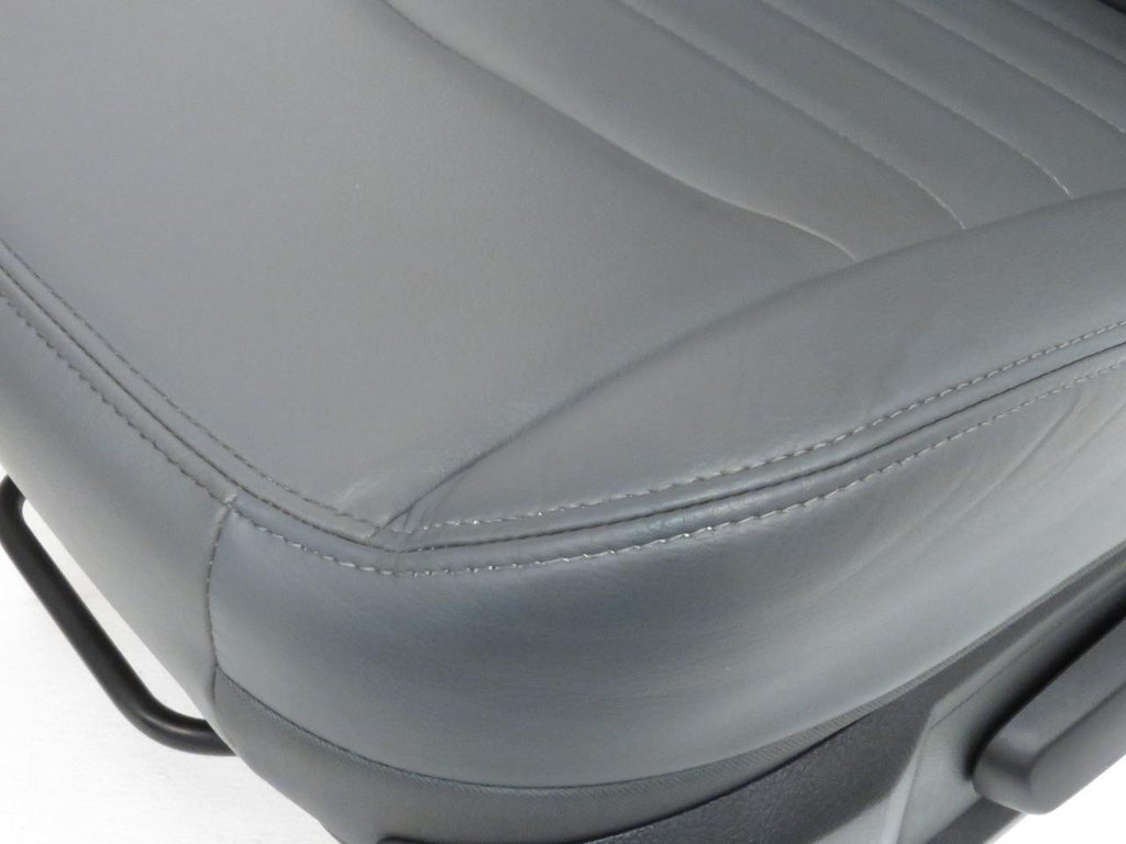 2009-2018 Dodge Ram Front Seats Pair, OEM Work Grade Gray Vinyl Manual LH RH