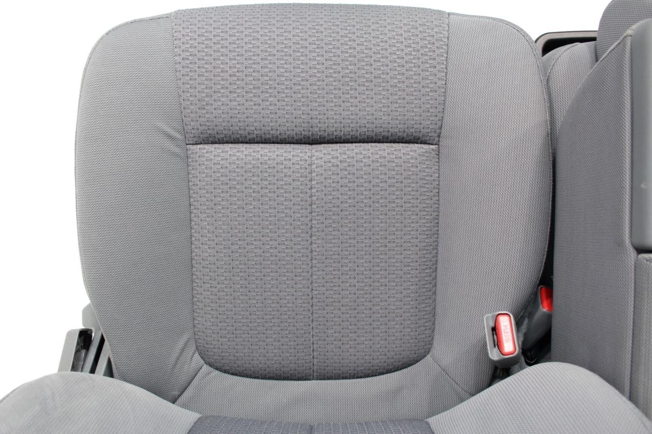 2009 - 2014 Ford F150 Front Seats w/ Jump Seat, XLT Gray Cloth w/ Power Driver