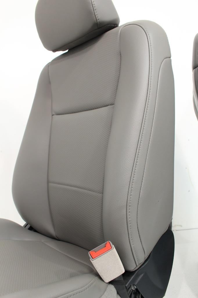 2015 - 2022 Ford F150 & Super Duty Front Seat Pair, All Cabs XL Earth Gray Vinyl
