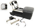2013 - 2018 Dodge Ram Center Console Custom w/ Bezel, Install Brackets & Bolts