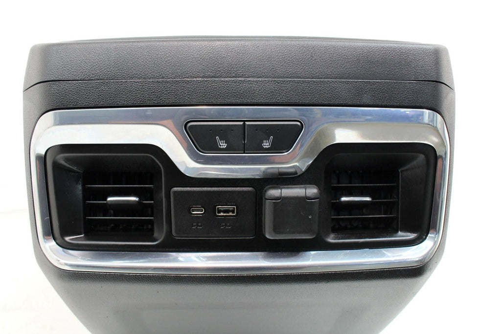 2019 - 2023 Chevrolet Silverado & GMC Sierra Black Center Console w/Leather Lid