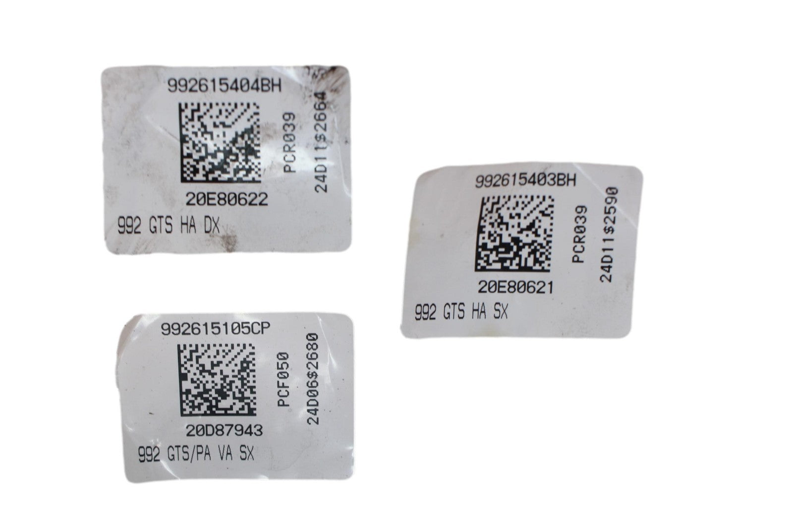 2020 - 2024 Porsche 992 GTS Red Brake Calipers & Pads OEM Genuine