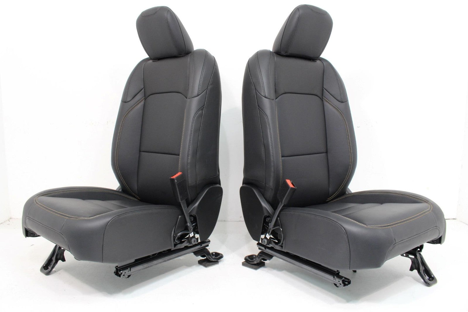 18-25 Jeep Wrangler JL Gladiator JT Heated Power Leather Seats Black NEW OEM