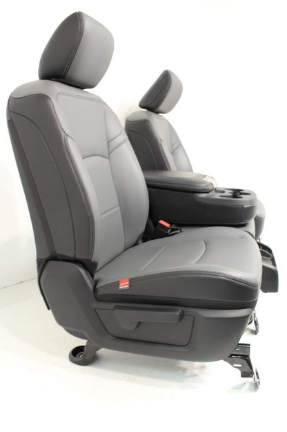 2009 - 2025 Dodge Ram Work Edition Vinyl Front Seats with Jump Seat Console