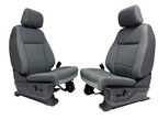 2021-2026 Ford F-150 Front Seats, XLT Mid 302A Gray Cloth OEM Dual Power Heated