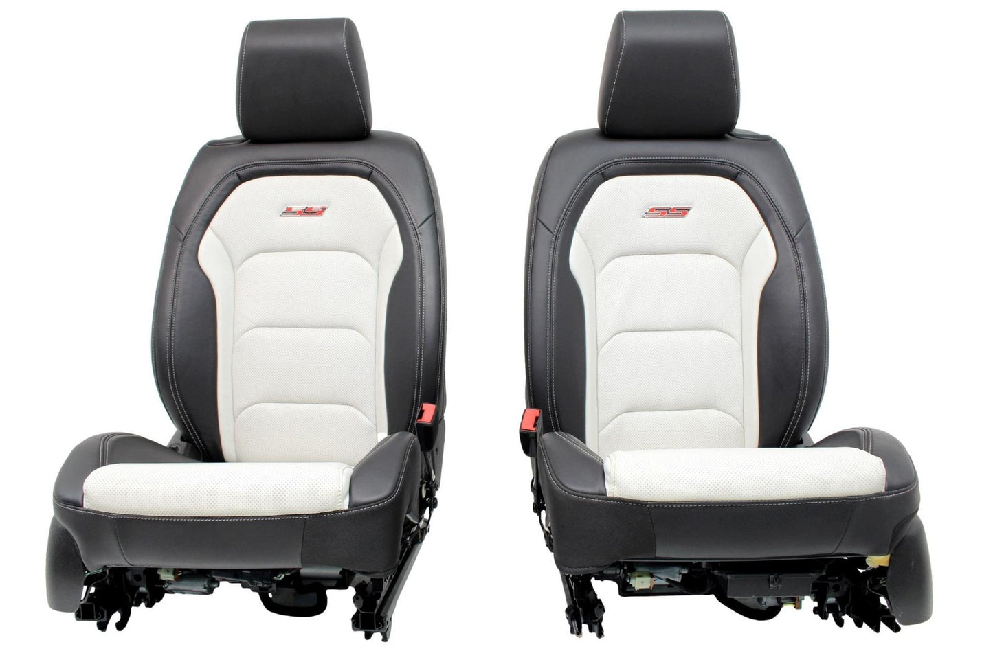Chevy Camaro Seats SS WHITE 2024 2023 2022 2021 2020 2019 2018 2017 2016