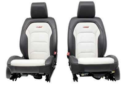 Chevy Camaro Seats SS WHITE 2024 2023 2022 2021 2020 2019 2018 2017 2016