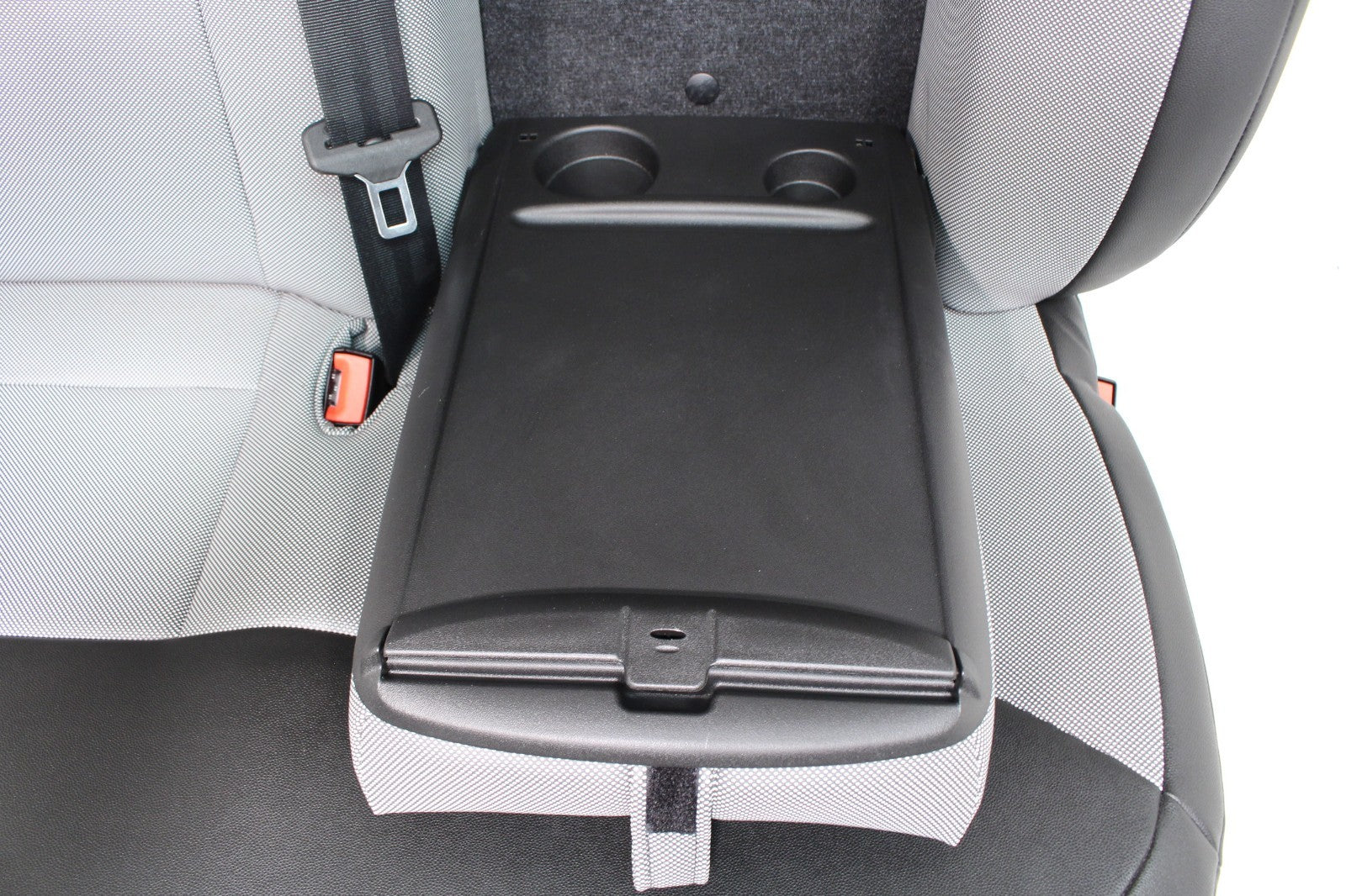 2014 - 2025 Ram ProMaster Front Passenger Seat, Black Vinyl Bench w/ Center Seat