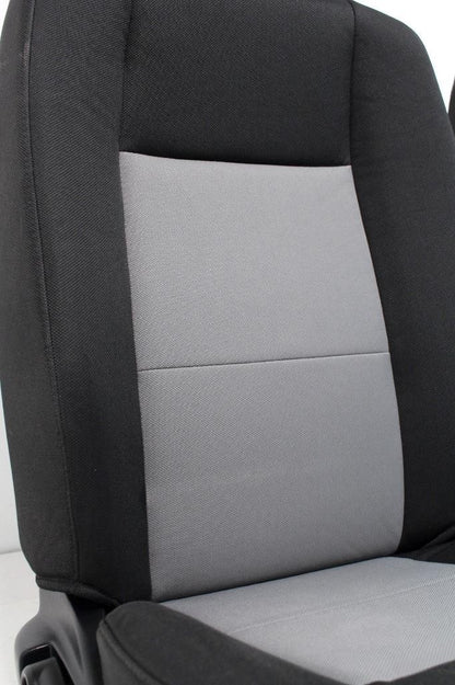 Ford Ranger Extended Cab Front BUCKET Black Grey Cloth Seats 1998 - 2011