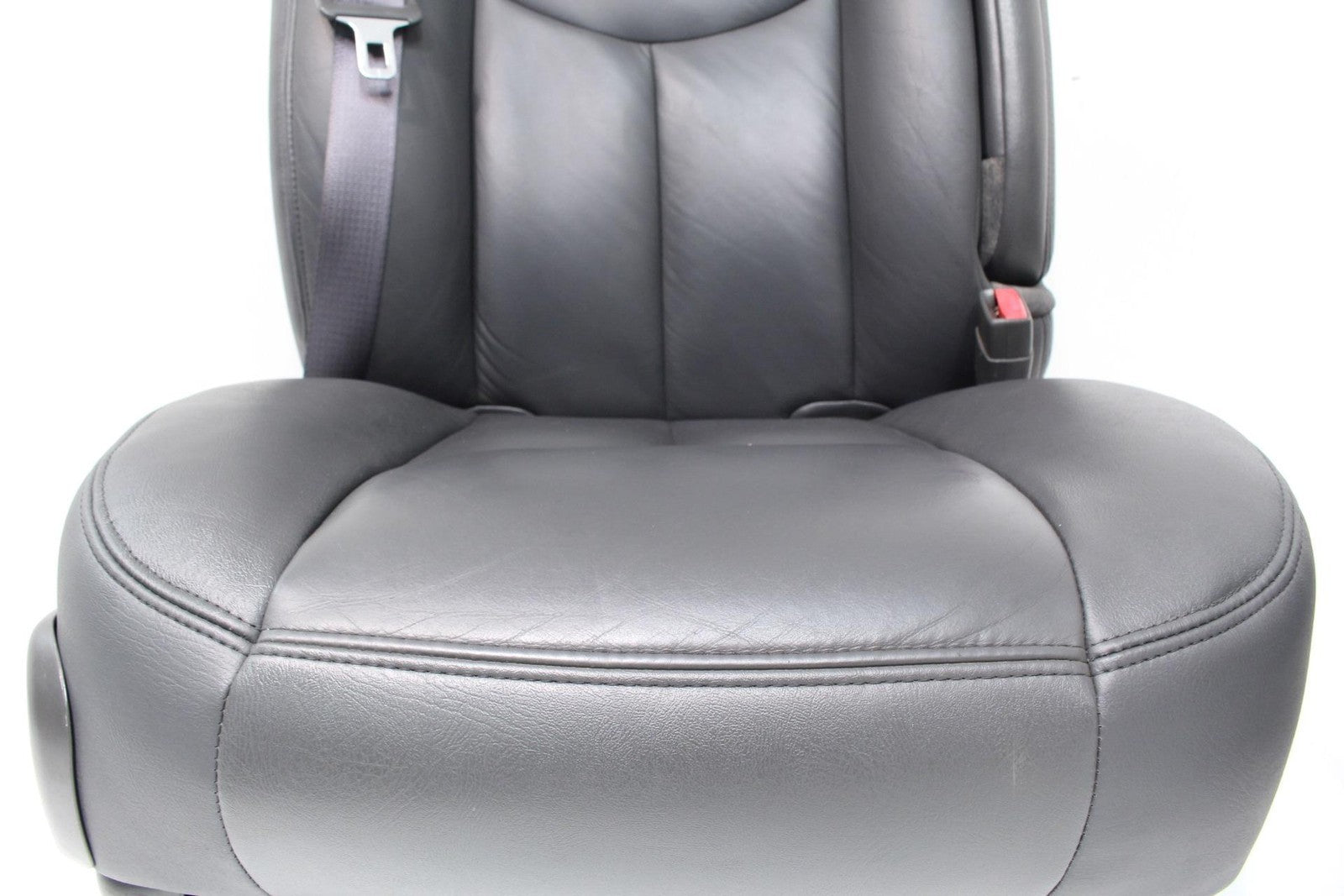 99-06 Sierra Silverado Front Seats, Dark Pewter Leather, Power Lumbar Bolster