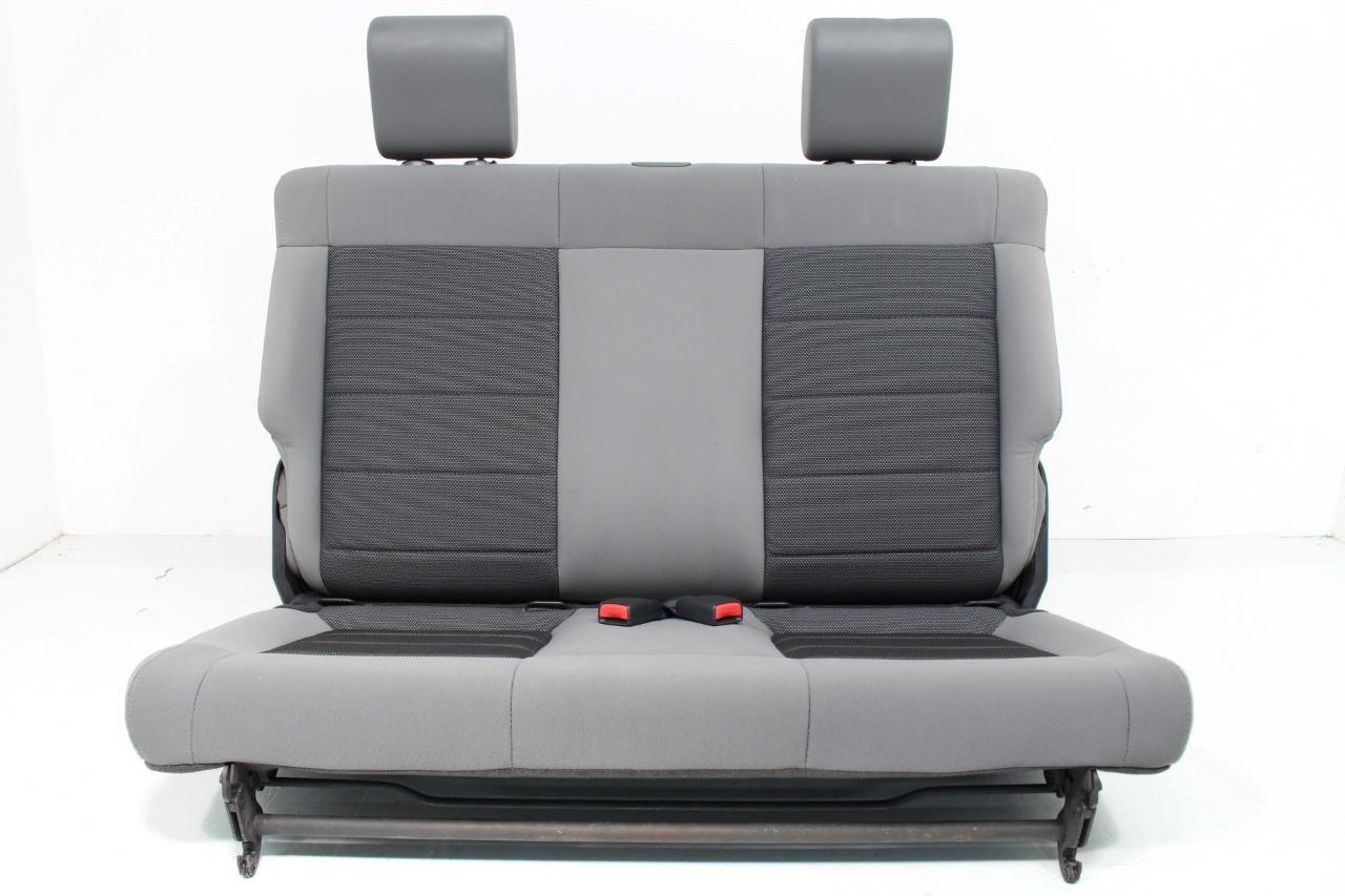 2007 - 2018 Jeep Wrangler JK (2-Door) Gray Cloth Rear Seat 2008 2009 2010 2011