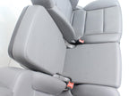 2014 - 2019 Sierra Chevy Silverado Front Seats Set, Work Truck Bench Gray Vinyl
