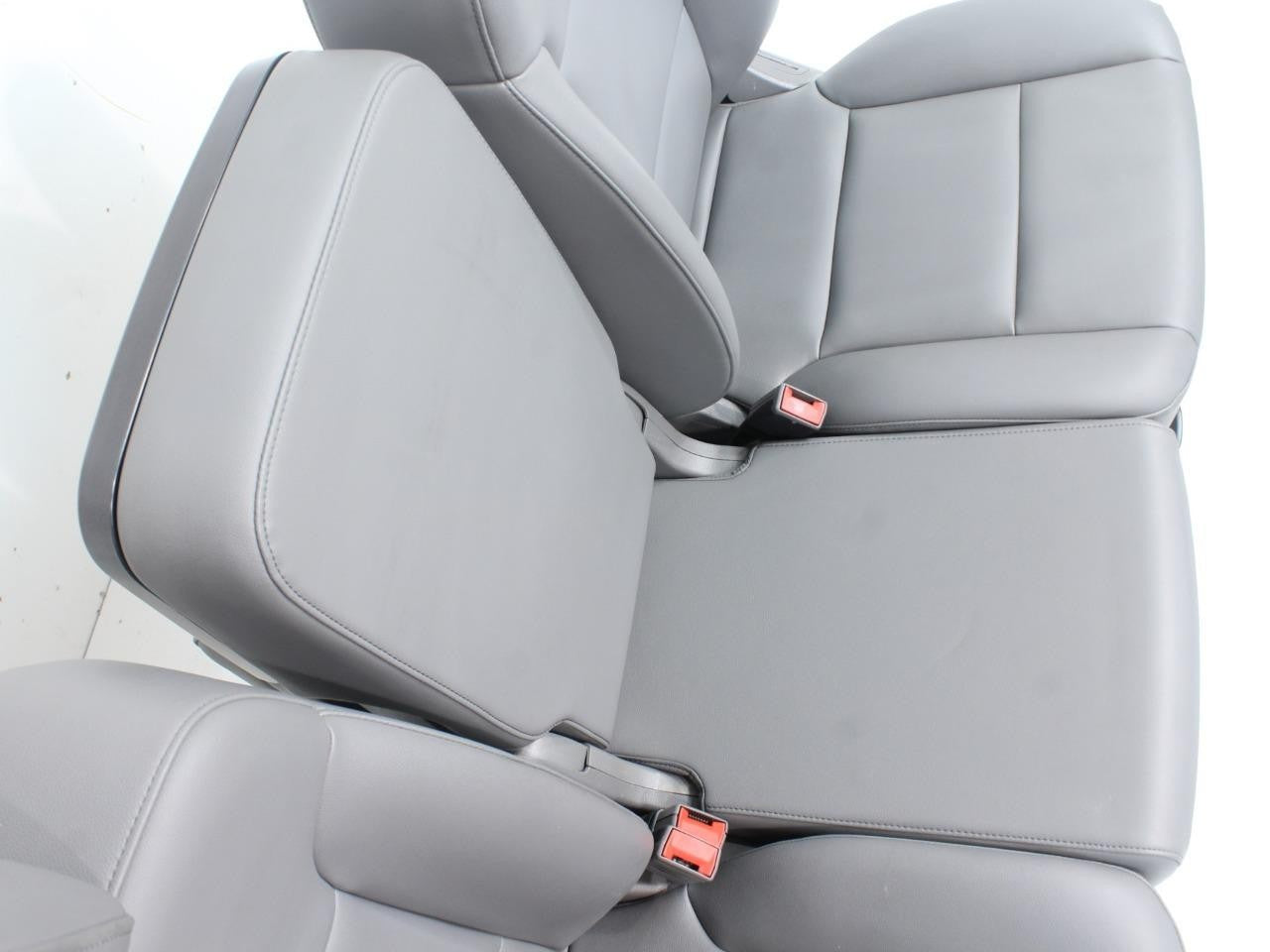 2014 - 2019 Sierra Chevy Silverado Front Seats Set, Work Truck Bench Gray Vinyl